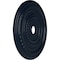 Ekena Millwork Cole Ceiling Medallion (Fits Canopies up to 9 1/8"), 25 3/8"OD x 3 3/8"ID x 1 3/8"P, Midnight Dream CM25COMDF - alternate 4